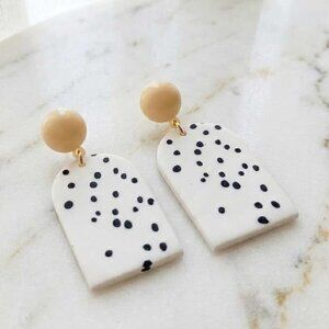 Ladies Polka Dot Earrings